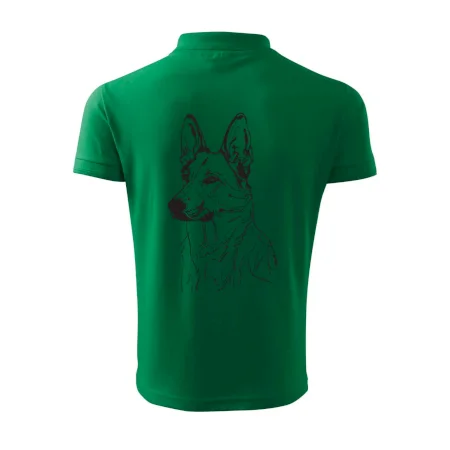Nemecký ovčiak čierna kresba