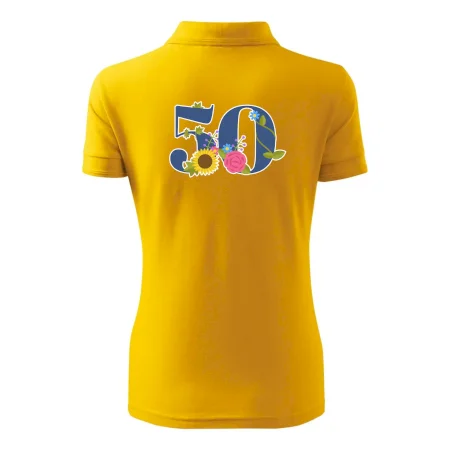 Kvetinové číslo kreslené - 50
