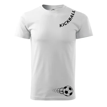 Kickball nápis šikmo