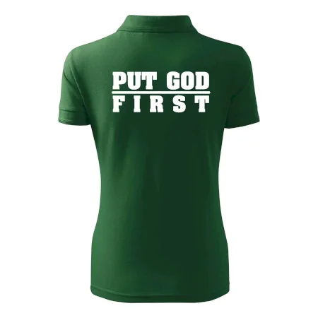 Put God first hrubý nápis