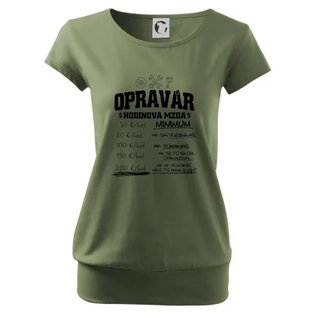 Hodinová mzda - opravár