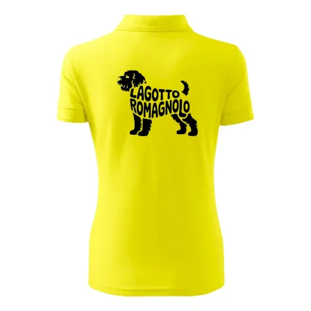 Lagotto romagnolo nápis v tele