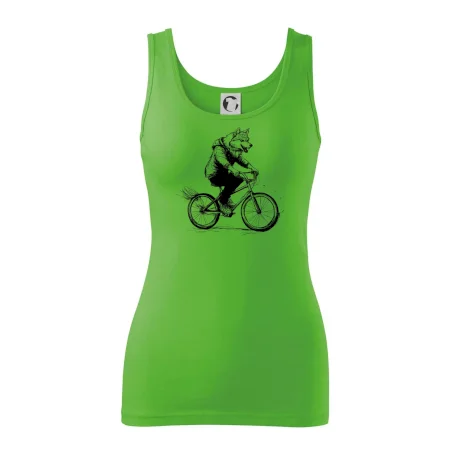 Vlk na bicykli
