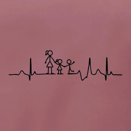 Ekg mamička a dievča + chlapec
