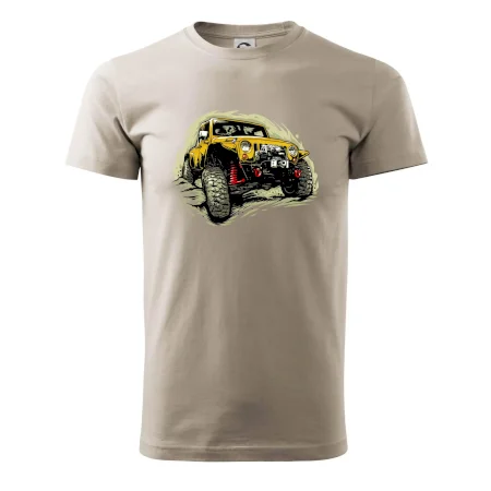 Žltý offroad s navijakom