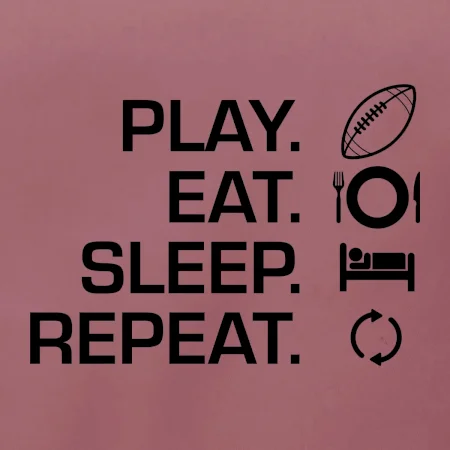 Play Eat Sleep Repeat americký fotbal