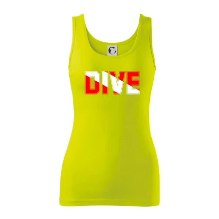 Dive nápis vlajka
