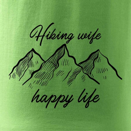 Hiking wife happy life