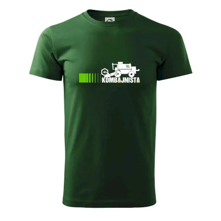 Kombajnista zelená a žltá