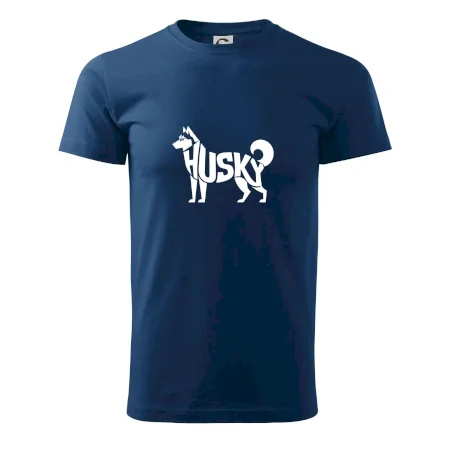 Husky nápis v tele