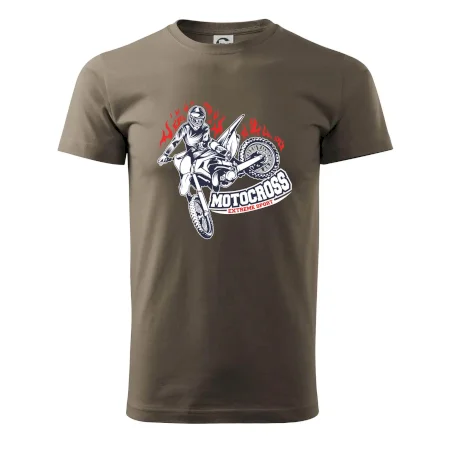 Motocross extreme sport fire