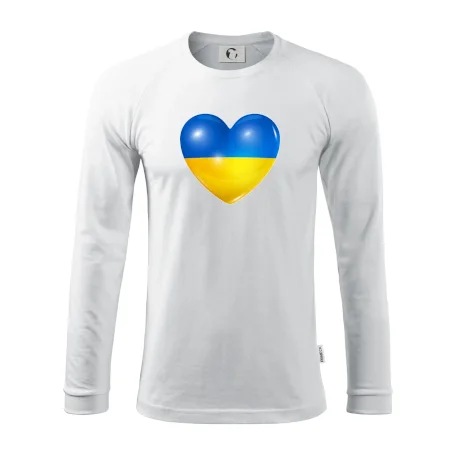 Ukrajina srdce vlajka