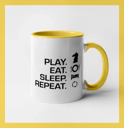 Eat sleep play - šach