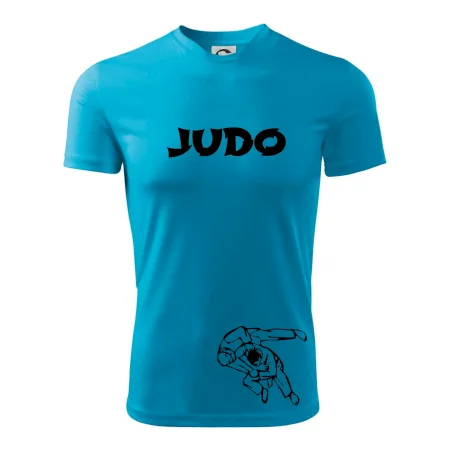 Judo nápis + postavy