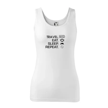 Eat sleep travel - Van