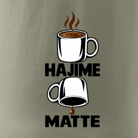 Hajime matte káva judo