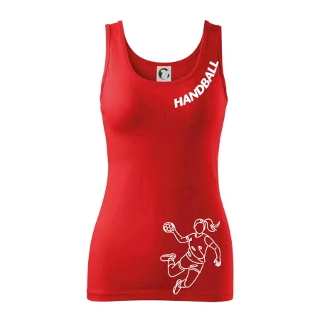Handball nápis šikmo - dievča