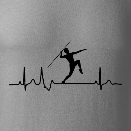 EKG hod oštepom muž