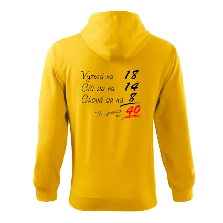 Vyzerá, cíti sa, chová sa - 40 rokov