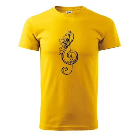 Husľový kľúč kvety