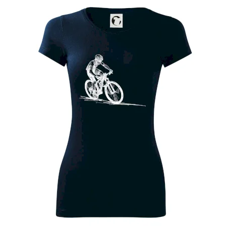 MTB kreslený cyklista