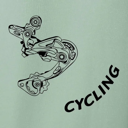 Cycling nápis šikmo