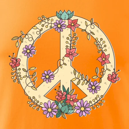 Peace symbol pieskový