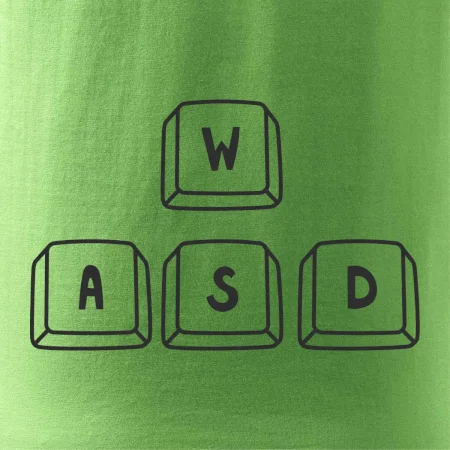 WASD klávesy - prso