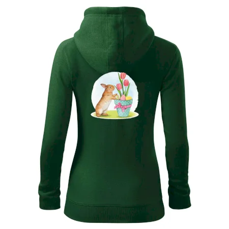 Veľkonočný zajačik tulipány