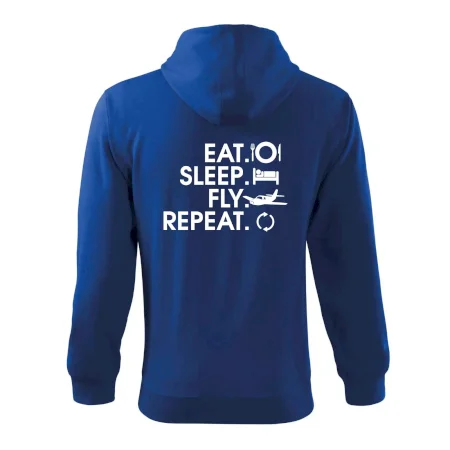 Eat sleep fly repeat