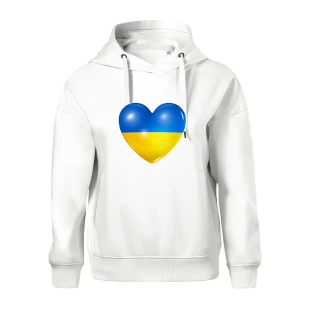 Ukrajina srdce vlajka