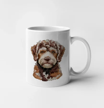 Lagotto romagnolo vyšívaná hlava
