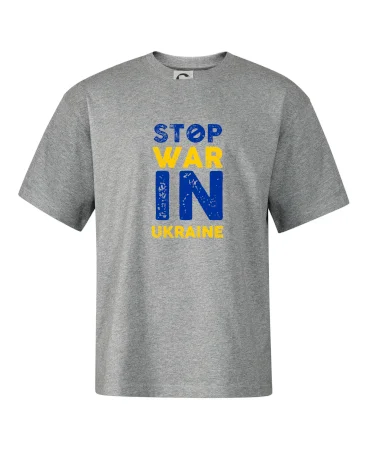 Farebný nápis Stop war in ukraine
