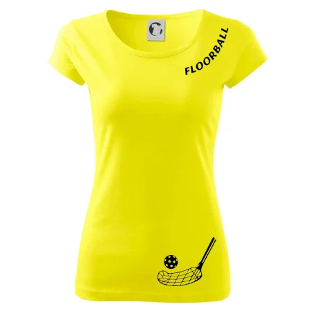 Floorball nápis šikmo