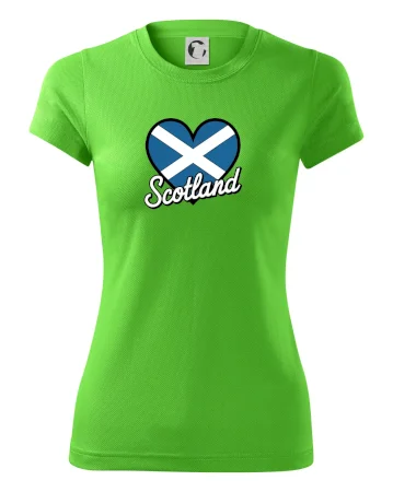 Scotland Srdce s vlajkou