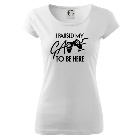 I paused my game to be here