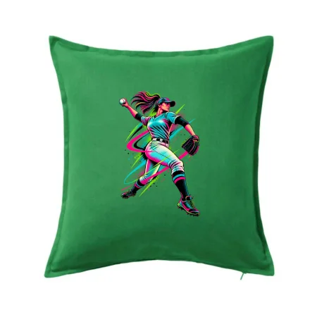 Baseballová nadhazovačka neonový pop art