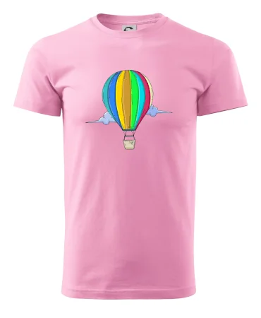 Teplovzdušný balón v oblakoch