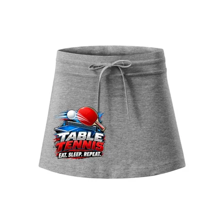 Stolní tenis pálka a míček eat sleep repeat