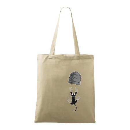 Mačka vypadla z vrecka