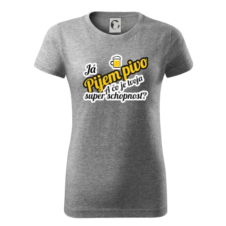 Pijem pivo - tvoja super schopnosť - šikmý