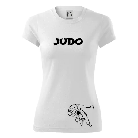 Judo nápis + postavy