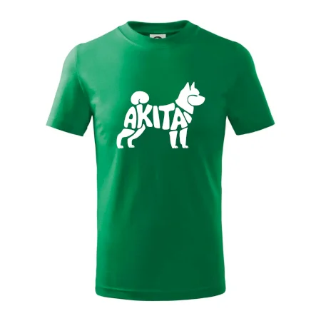 Akita Inu - Nápis v tele