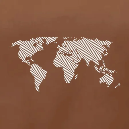 Mapa sveta odtlačok