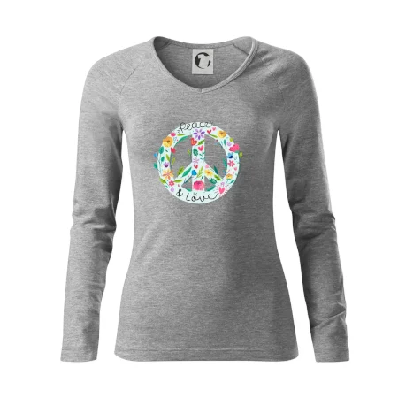 Peace and love symbol