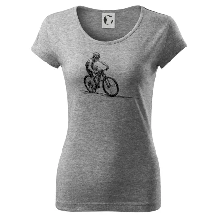 MTB kreslený cyklista