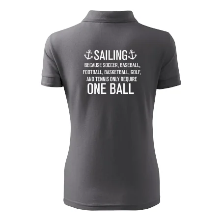 Sailing beacause one ball