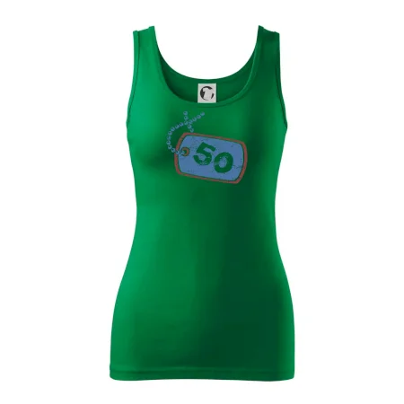 50 na krku štítok