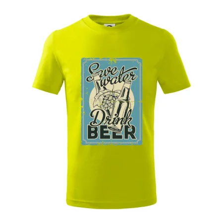 Save water drink beer poster
