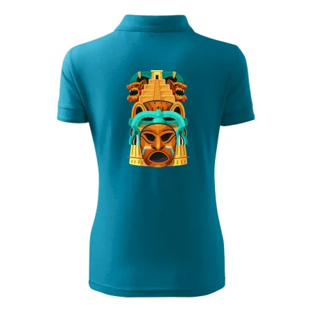 Mayová maska s pyramídou